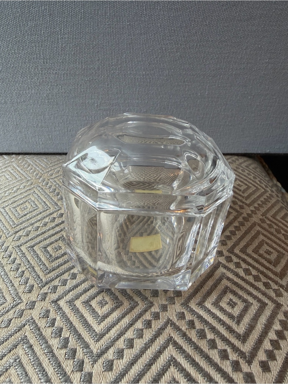 NEIMAN -Marcus Crystal Italy Trinket Box Lidded